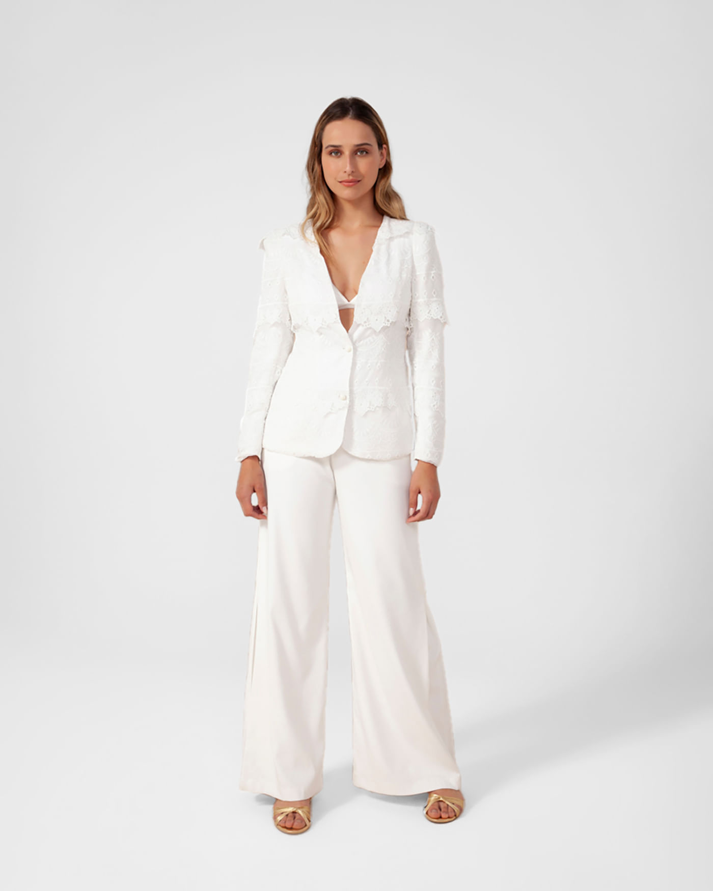 Blazer Atalaia Off White — Carol Bassi