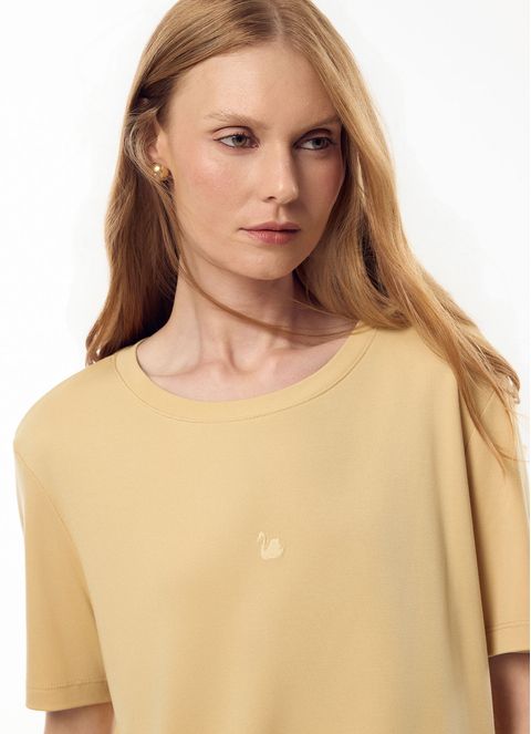 Camiseta Rosie Amarelo Piano — Carol Bassi