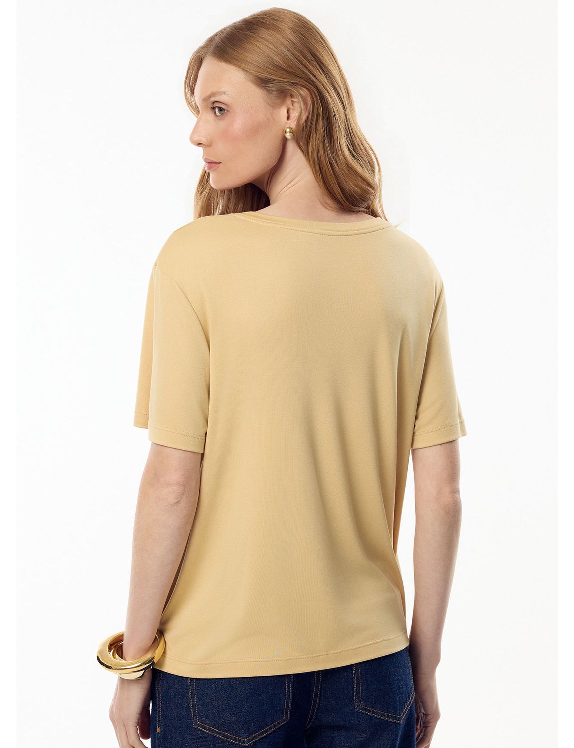 Camiseta Rosie Amarelo Piano